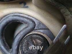 Size 2! Original Ww2 German Gas Mask Gm-30 Canvas Model With Filter Waa Stamped