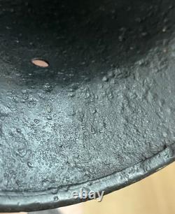Size 66 German Army M40 Helmet Stahlhelm No Holes, Repainted, Relic Find Ww2