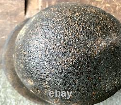 Size 66 Original Ww2 German Helmet M42 Stahlhelm Wehrmacht Army Battleground