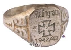 Stalingrad 1942-43 WW2 German ring WWII Germany Army Wehrmacht Iron cross Gothic