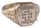 Stalingrad 1942-43 WW2 German ring WWII Germany Army Wehrmacht Iron cross Gothic