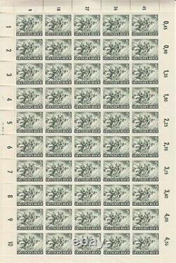 Stamp Germany Mi 831-42 Sc B218-29 Sheet 1943 WWII Reich Memorial Wehrmacht MNH