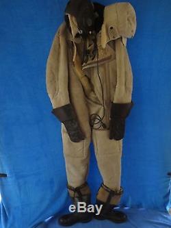 Super Rare Original German Ww2 Arctic Luftwaffe Pilot`s Complete Winter Suit