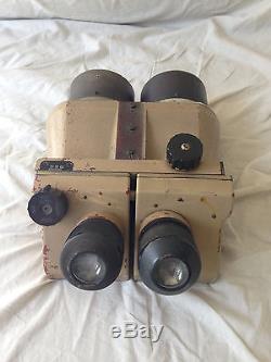 Superb Original WW2 WWII German DF 10 x 80 cxn Flakglas Binoculars Tan Luftwaffe