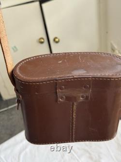 Title WWII German Binoculars 6x30 Dienstglas ddx  with Original Leather Case