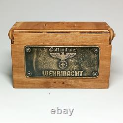 Trench Art German Set Shot Glass WWII Wehrmacht Flak With Box