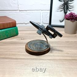 Trench Art WW2 Brass German V1 Flying Bomb Model Base Original Bullets & Casings