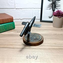 Trench Art WW2 Brass German V1 Flying Bomb Model Base Original Bullets & Casings