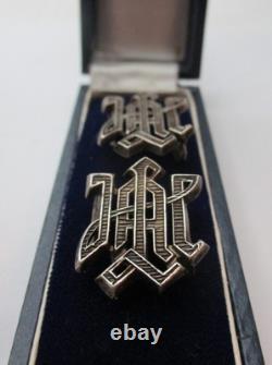 Two Badge German Silver Panzer Rare