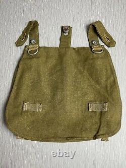 Unissued German Ww2 Early Afrika Korps'dak' Tropical Green Canvas M31 Bread Bag