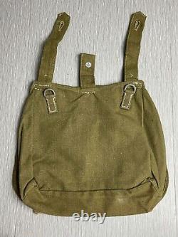 Unissued German Ww2 Early Afrika Korps'dak' Tropical Green Canvas M31 Bread Bag