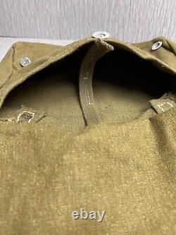 Unissued German Ww2 Early Afrika Korps'dak' Tropical Green Canvas M31 Bread Bag