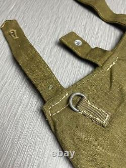 Unissued German Ww2 Early Afrika Korps'dak' Tropical Green Canvas M31 Bread Bag