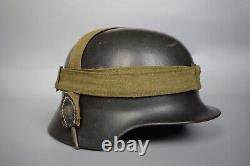 V RARE SEst 64 1936 Maker WWII WW2 Original German Heer M35 Steel Helmet