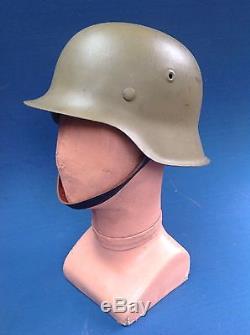 Very Scarce Itailian Campagain German M42 Infantry Helmet Ww2 Original