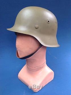 Very Scarce Original Italian Campaign German M42 Infantry Helmet
