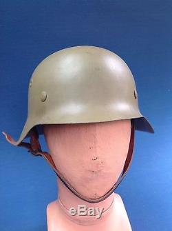 Very Scarce Original Italian Campaign German M42 Infantry Helmet