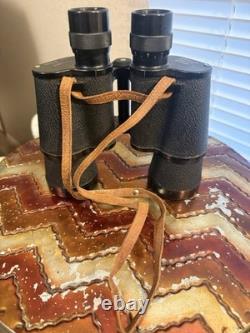 VTG WW2 German Navy Binoculars 7x50 Hans Wetzer Coated Optics Dienstglas Field 7