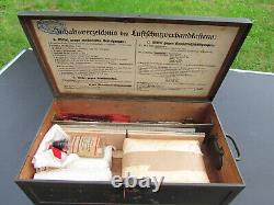 Verbandkasten Luftschutz 1938 Original Heer 39-45 WW2