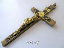 Very Rare WWII WW2 German Wehrmacht original Pectoral Cross of Field Chaplain KZ