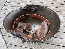 Very original ww1 german helmet with liner, complete