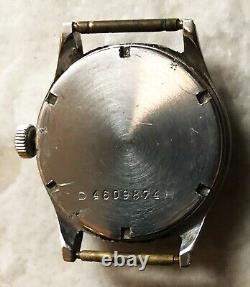 Vintage Doxa DH Wehrmacht caliber 121 WWII German Military Watch Original Cond