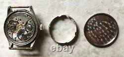 Vintage Doxa DH Wehrmacht caliber 121 WWII German Military Watch Original Cond