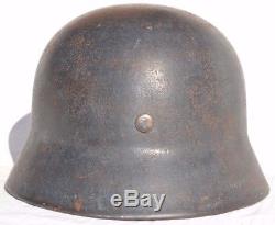 Vintage German Wwii Combat Helmet Original Local Estate Sale Never Restored Ww2