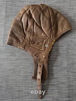 Vintage Junkers Aviation History Set Leather Flight Cap Factory Album L5Document