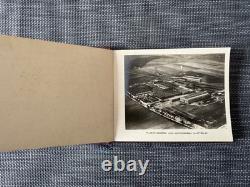 Vintage Junkers Aviation History Set Leather Flight Cap Factory Album L5Document