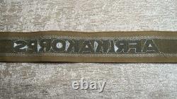 Vintage Original German Deutsches Afrikakorps Cuff Title Band From World War II