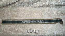 Vintage Original German Deutsches Afrikakorps Cuff Title Band From World War II