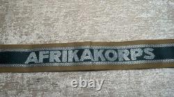 Vintage Original German Deutsches Afrikakorps Cuff Title Band From World War II