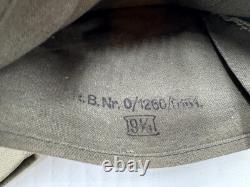 Vintage WW2 German Motorcycle Riding Gauntlets Gloves RBNr ORIGINAL Leather