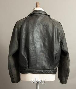 Vintage WW2 German NSKK Paramilitary Leather Jacket Wool Blanket Lining