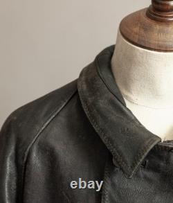 Vintage WW2 German NSKK Paramilitary Leather Jacket Wool Blanket Lining