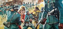 WAFFEN SS NAZI GERMAN SOLDIERS OFFICERS VINTAGE WW2 FILM ART POSTER by BELINSKY