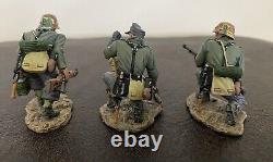 WS118 Set Of 3 WW2 Normandy Camouflaged Germans'Moving Forward' In Original Box