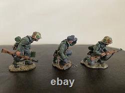 WS118 Set Of 3 WW2 Normandy Camouflaged Germans'Moving Forward' In Original Box