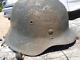 WW 2 German Luftwaffe 3 Tone Camouflaged M42 with Original Liner & dated Strap