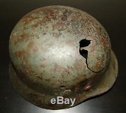 WW 2 german helmet, original WH helmet, ss helmet