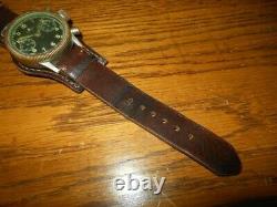 WW II German Air Force Glashutte Tutima PILOT CHRONOGRAPH WATCH VERY NICE