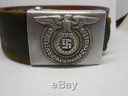 WW II Original German Belt and a Buckle SS