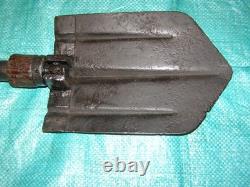 WW II WW2 Original German Wehrmacht soldier folding trench shovel