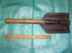 WW II WW2 Original German Wehrmacht soldier folding trench shovel