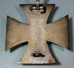 WW1 German EK1 Iron Cross First Class. Magentic. Nice Frosting. WW2 Issue. MI275