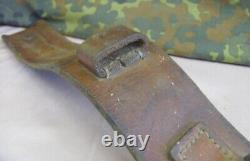 WW2 1943 ORIGINAL GERMAN WEHRMACHT CAVALRY HARNESS LEATHER BUCKLE WaA MARKED