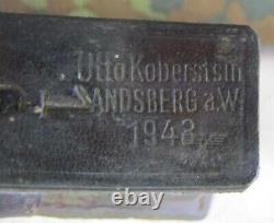 WW2 1943 ORIGINAL GERMAN WEHRMACHT CAVALRY HARNESS LEATHER BUCKLE WaA MARKED