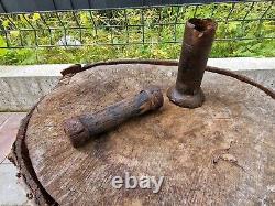 WW2 Accessories Panzerfaust parts from the German bunker rare relic