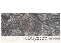 WW2 Allied Dropped Anti-German Propaganda Leaflet War On Hamburg